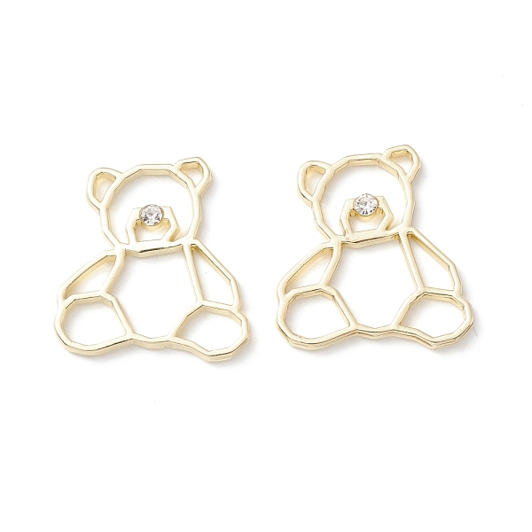 PandaHall Alloy Pendants, with Crystal Rhinestone, Bear, Light Gold, 24.5x23x1.5mm Alloy+Rhinestone Bear Cyan
PandaHall Alloy Pendants, with Crystal Rhinestone, Bear, Light Gold, 24.5x23x1.5mm Alloy+Rhinestone Bear Cyan