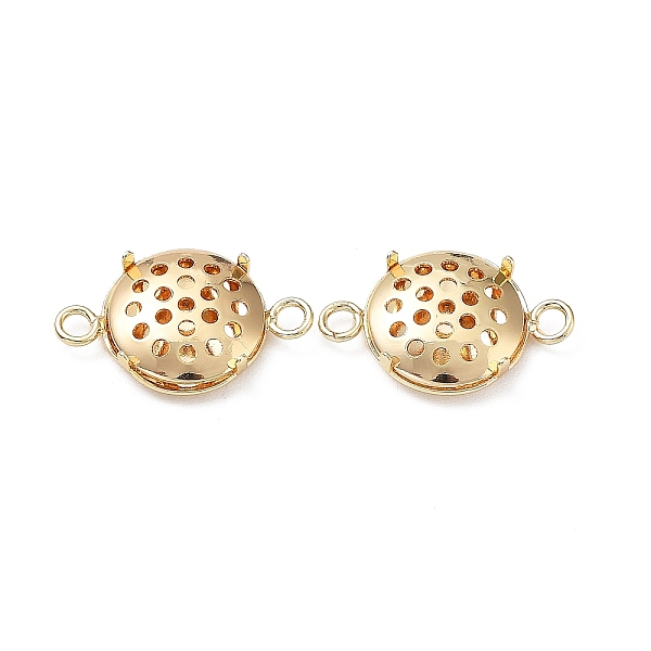 PandaHall Brass Cabochon Connector Settings, Long-Lasting Plated, Real 18K Gold Plated, 13x20x3.5mm, Hole: 1.2mm and 2mm Brass Flat Round
PandaHall Brass Cabochon Connector Settings, Long-Lasting Plated, Real 18K Gold Plated, 13x20x3.5mm, Hole: 1.2mm and 2mm Brass Flat Round