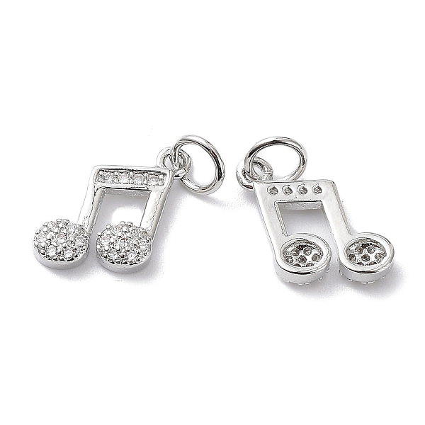 PandaHall Brass Micro Pave Cubic Zirconia Pendants, Lead Free & Cadmium Free, Musical Note, Platinum, 11x11x2.5mm Brass+Cubic Zirconia..., Clear
PandaHall Brass Micro Pave Cubic Zirconia Pendants, Lead Free & Cadmium Free, Musical Note, Platinum, 11x11x2.5mm Brass+Cubic Zirconia..., Clear