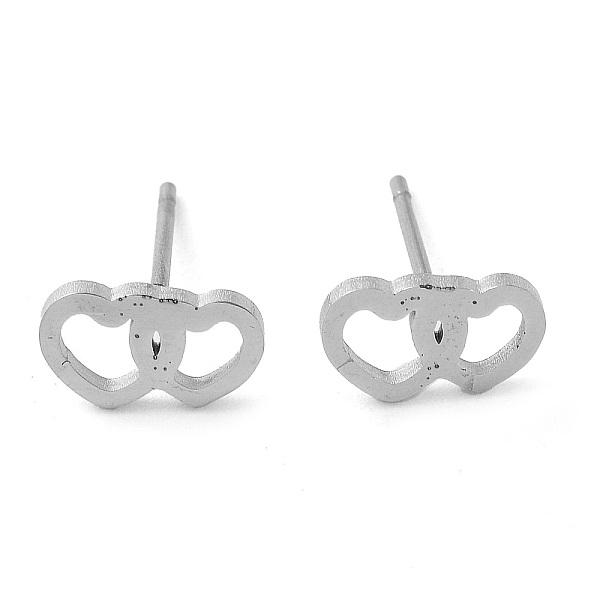 PandaHall 304 Stainless Steel Stud Earrings, Heart, Stainless Steel Color, 5.5x9.5mm 304 Stainless Steel Heart
PandaHall 304 Stainless Steel Stud Earrings, Heart, Stainless Steel Color, 5.5x9.5mm 304 Stainless Steel Heart