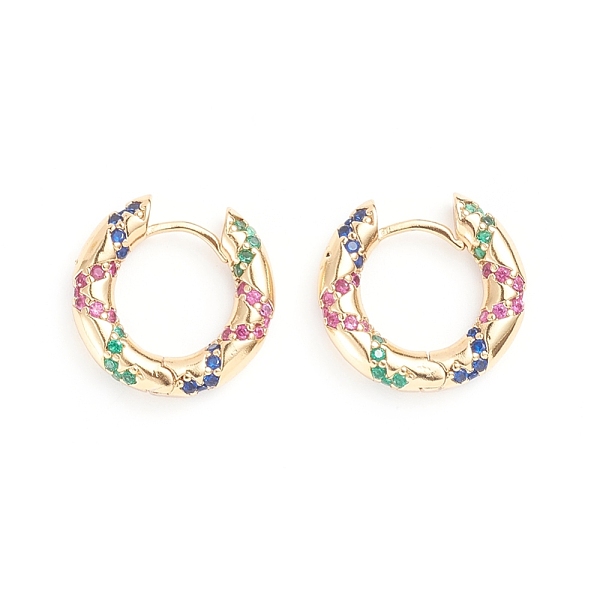 PandaHall Brass Micro Pave Cubic Zirconia Huggie Hoop Earrings, Long-Lasting Plated, Ring, Colorful, 18.8x19x3.8mm, Pin: 1mm Cubic Zirconia...
PandaHall Brass Micro Pave Cubic Zirconia Huggie Hoop Earrings, Long-Lasting Plated, Ring, Colorful, 18.8x19x3.8mm, Pin: 1mm Cubic Zirconia...