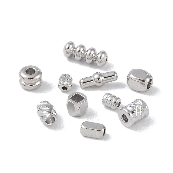 PandaHall Brass Beads Sets, Mixed Shape, Real Platinum Plated, 3~8x2~3x2~3.5mm, Hole: 0.7~1.6mm, 50pcs/style Brass Mixed Shapes
PandaHall Brass Beads Sets, Mixed Shape, Real Platinum Plated, 3~8x2~3x2~3.5mm, Hole: 0.7~1.6mm, 50pcs/style Brass Mixed Shapes