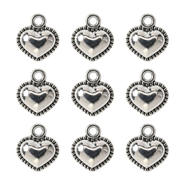 PandaHall Tibetan Style Alloy Charms, Heart, Cadmium Free & Lead Free, Antique Silver, 13x11.5x5mm, Hole: 2mm, about 684pcs/1000g Alloy...
PandaHall Tibetan Style Alloy Charms, Heart, Cadmium Free & Lead Free, Antique Silver, 13x11.5x5mm, Hole: 2mm, about 684pcs/1000g Alloy...