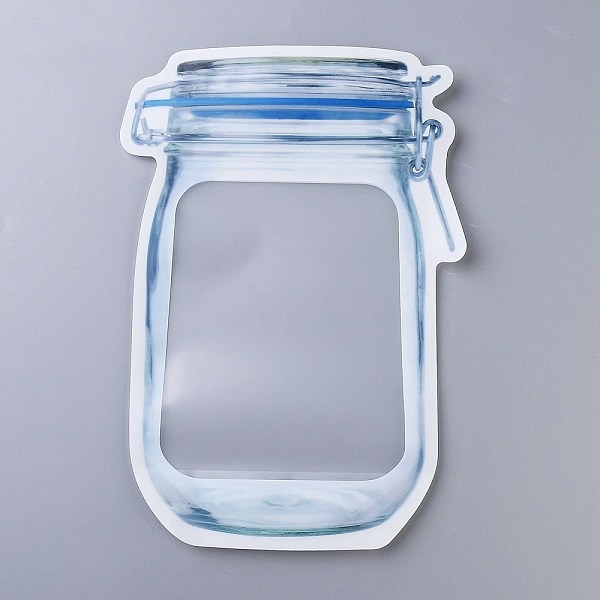 PandaHall Reusable Mason Jar Shape Zipper Sealed Bags, Fresh Airtight Seal Food Storage Bags, for Nuts Candy Cookies, Blue, 24.5x17.2cm...
PandaHall Reusable Mason Jar Shape Zipper Sealed Bags, Fresh Airtight Seal Food Storage Bags, for Nuts Candy Cookies, Blue, 24.5x17.2cm...