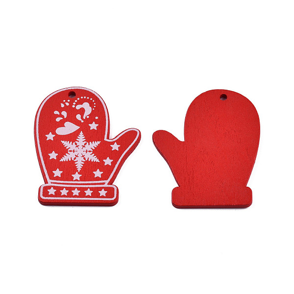 PandaHall Christmas Spray Painted Wood Big Pendants, with Single-Sided Printed, Glove Charm with Snowflake Pattern, Red, 52x42.5x2.5mm, Hole...
PandaHall Christmas Spray Painted Wood Big Pendants, with Single-Sided Printed, Glove Charm with Snowflake Pattern, Red, 52x42.5x2.5mm, Hole...
