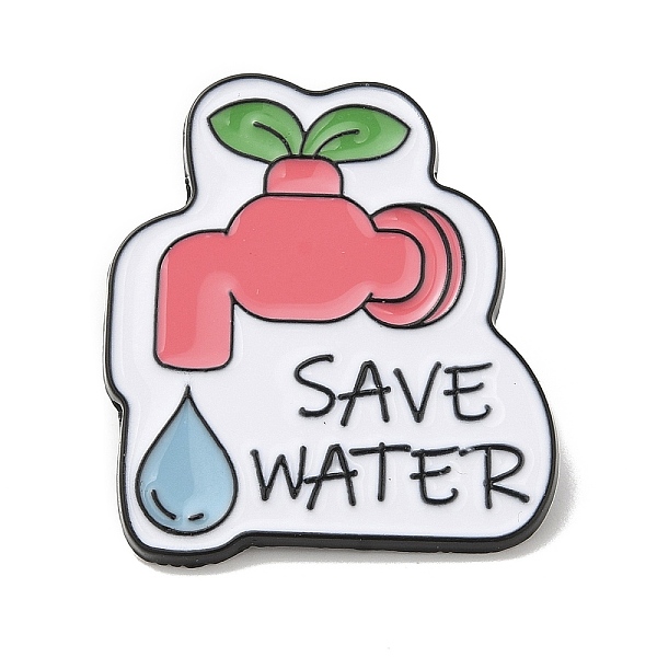 PandaHall Save Water Enamel Pins, Black Alloy Brooch for Backpack Clothes, Light Coral, 30x27x1.5mm Alloy+Enamel Word
PandaHall Save Water Enamel Pins, Black Alloy Brooch for Backpack Clothes, Light Coral, 30x27x1.5mm Alloy+Enamel Word