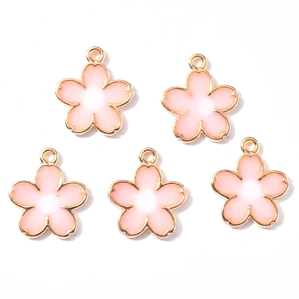 PandaHall Transparent Epoxy Resin Pendants, with Alloy Findings, Flower, Light Gold, Pink, 18x15x3mm, Hole: 1.6mm Alloy+Resin Flower Pink
PandaHall Transparent Epoxy Resin Pendants, with Alloy Findings, Flower, Light Gold, Pink, 18x15x3mm, Hole: 1.6mm Alloy+Resin Flower Pink