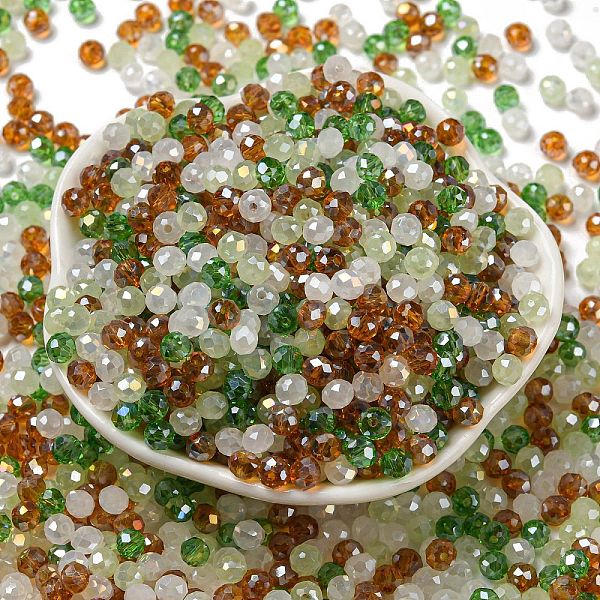 PandaHall Glass Beads, Faceted, Rondelle, Dark Sea Green, 4x3mm, Hole: 0.4mm, about 820pcs/60g Glass Rondelle
PandaHall Glass Beads, Faceted, Rondelle, Dark Sea Green, 4x3mm, Hole: 0.4mm, about 820pcs/60g Glass Rondelle