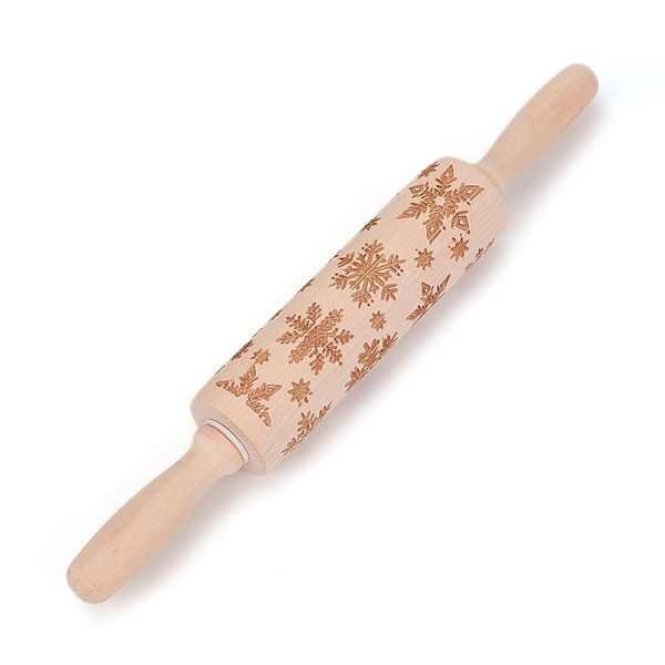 PandaHall Christmas Snowflake Wooden Rolling Pins, Engraved Embossing Rolling Pin, for Baking Embossed Cookies, Kitchen Tool, BurlyWood..., Orange
PandaHall Christmas Snowflake Wooden Rolling Pins, Engraved Embossing Rolling Pin, for Baking Embossed Cookies, Kitchen Tool, BurlyWood..., Orange