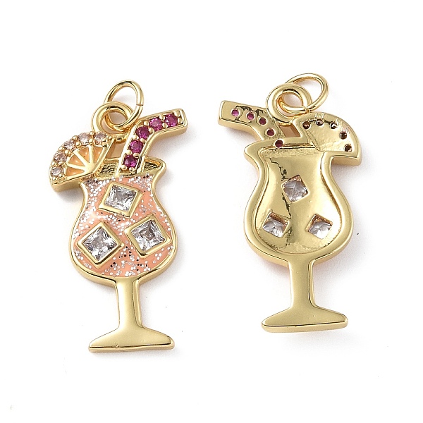 PandaHall Brass Micro Pave Cubic Zirconia Pendants, Enamel Style, with Jump Ring, Juice Charms, Real 18K Gold Plated, 24x13x3mm, Hole: 3.6mm..., Clear
PandaHall Brass Micro Pave Cubic Zirconia Pendants, Enamel Style, with Jump Ring, Juice Charms, Real 18K Gold Plated, 24x13x3mm, Hole: 3.6mm..., Clear