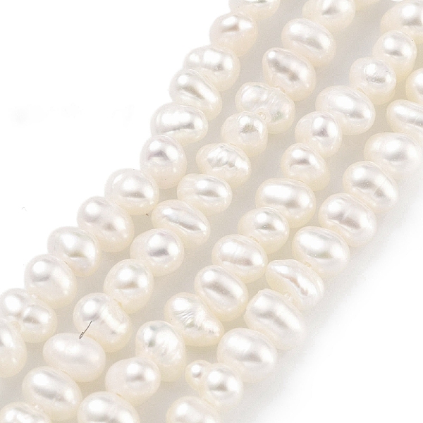 PandaHall Natural Cultured Freshwater Pearl Beads Strands, Potato, Beige, 2.8~3.2mm, Hole: 0.5mm, about 70pcs/strand, 7.68 inch(19.5cm)..., Yellow
PandaHall Natural Cultured Freshwater Pearl Beads Strands, Potato, Beige, 2.8~3.2mm, Hole: 0.5mm, about 70pcs/strand, 7.68 inch(19.5cm)..., Yellow