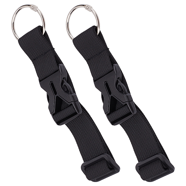 PandaHall GORGECRAFT 2Pcs Luggage Straps Coat Jacket Gripper Holder Suitcase Belt Clip Ring Hook Black Adjustable Belt Straps with Iron...
PandaHall GORGECRAFT 2Pcs Luggage Straps Coat Jacket Gripper Holder Suitcase Belt Clip Ring Hook Black Adjustable Belt Straps with Iron...