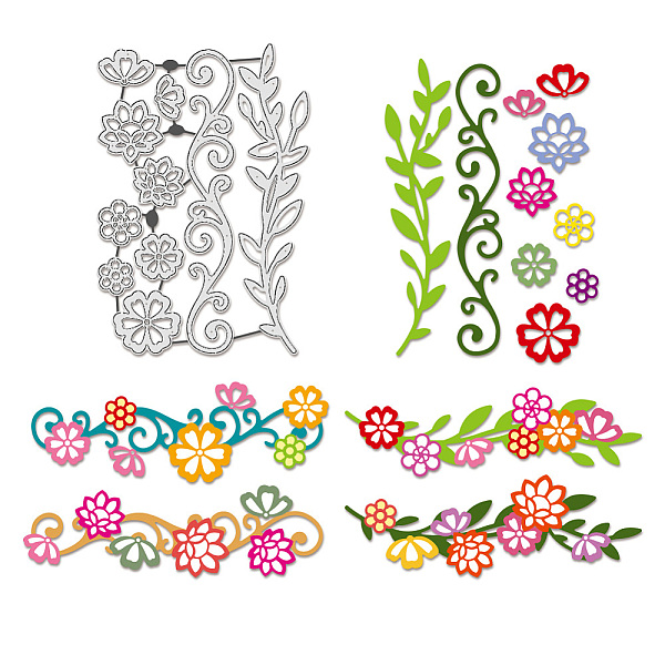 PandaHall BENECREAT Vine Lace Cutting Dies, Flowers Theme Embossing Stencils Carbon Steel Template for Making Photo Decorative Paper...
PandaHall BENECREAT Vine Lace Cutting Dies, Flowers Theme Embossing Stencils Carbon Steel Template for Making Photo Decorative Paper...