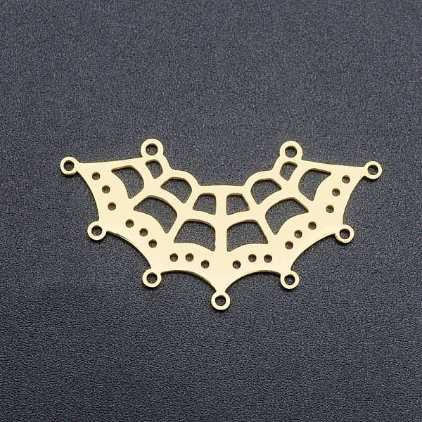 PandaHall 201 Stainless Steel Chandelier Components Links, 9 Loop & 18 Hole Links, Laser Cut, Spider Web Shape, Golden, 21x39.5x1mm, Hole...
PandaHall 201 Stainless Steel Chandelier Components Links, 9 Loop & 18 Hole Links, Laser Cut, Spider Web Shape, Golden, 21x39.5x1mm, Hole...