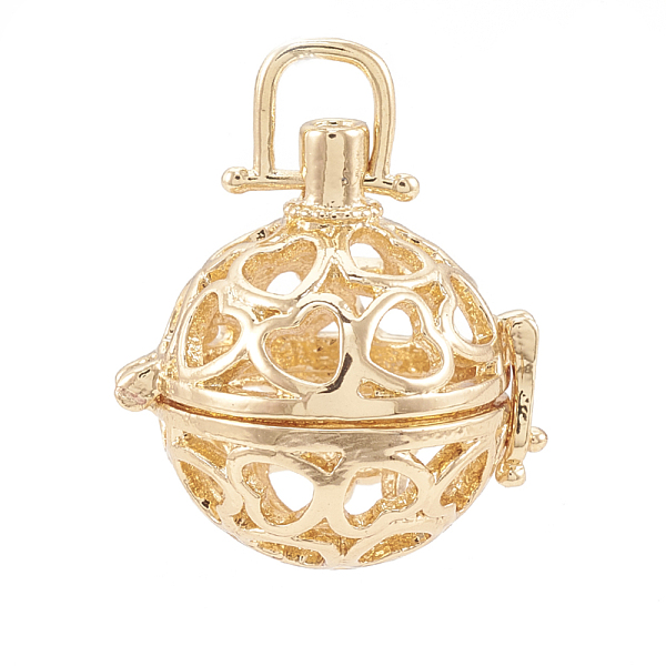 PandaHall Alloy Cage Pendants, For Chime Ball Pendant Making, Hollow, Round, Golden, 20x19.5x15.5mm, Hole: 3x3.5mm, Inner Measure: 13mm...
PandaHall Alloy Cage Pendants, For Chime Ball Pendant Making, Hollow, Round, Golden, 20x19.5x15.5mm, Hole: 3x3.5mm, Inner Measure: 13mm...