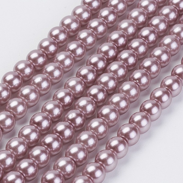 PandaHall Eco-Friendly Glass Pearl Beads Strands, Grade A, Round, Dyed, Cotton Cord Threaded, Rosy Brown, 10mm, Hole: 1.2~1.5mm, about...
PandaHall Eco-Friendly Glass Pearl Beads Strands, Grade A, Round, Dyed, Cotton Cord Threaded, Rosy Brown, 10mm, Hole: 1.2~1.5mm, about...