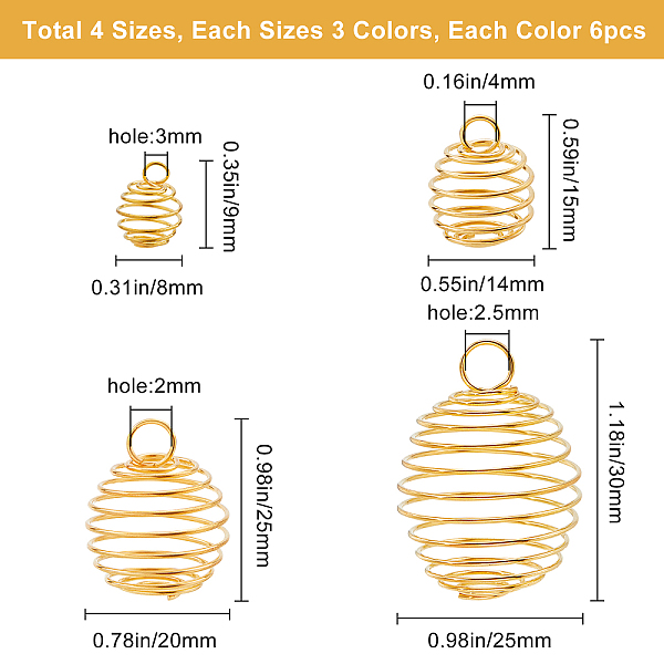 PandaHall SUNNYCLUE 72Pcs 12 Styles Iron Wire Pendants, Hollow, Round, Mixed Color, 6pcs/style Iron Round
PandaHall SUNNYCLUE 72Pcs 12 Styles Iron Wire Pendants, Hollow, Round, Mixed Color, 6pcs/style Iron Round