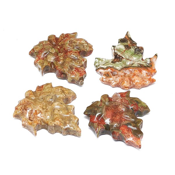 PandaHall Natural Ocean Jasper Beads, Half Drilled, Autumn Theme, Maple Leaf, 40~41x36~37x6.5~7mm, Hole: 1.2~1.4mm Ocean Jasper Leaf
PandaHall Natural Ocean Jasper Beads, Half Drilled, Autumn Theme, Maple Leaf, 40~41x36~37x6.5~7mm, Hole: 1.2~1.4mm Ocean Jasper Leaf