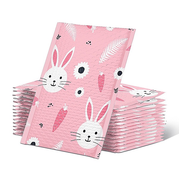 PandaHall Rectangle Rabbit Kraft Paper Bubble Mailers, Self-Seal Bubble Padded Envelopes, Mailing Envelopes for Packaging, Pink, 27x20cm...
PandaHall Rectangle Rabbit Kraft Paper Bubble Mailers, Self-Seal Bubble Padded Envelopes, Mailing Envelopes for Packaging, Pink, 27x20cm...