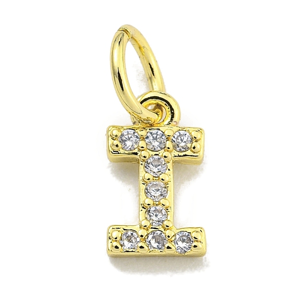 PandaHall Letter Brass Micro Pave Clear Cubic Zirconia Pendants, Jump Ring, Real 18K Gold Plated, Letter I, 8.5x5x1.8mm, Jump Ring: 5x0.9mm...
PandaHall Letter Brass Micro Pave Clear Cubic Zirconia Pendants, Jump Ring, Real 18K Gold Plated, Letter I, 8.5x5x1.8mm, Jump Ring: 5x0.9mm...