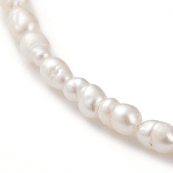 PandaHall Natural Cultured Freshwater Pearl Beaded Anklets, with Golden Plated 304 Stainless Steel Lobster Claw Clasps, Seashell Color...
PandaHall Natural Cultured Freshwater Pearl Beaded Anklets, with Golden Plated 304 Stainless Steel Lobster Claw Clasps, Seashell Color...