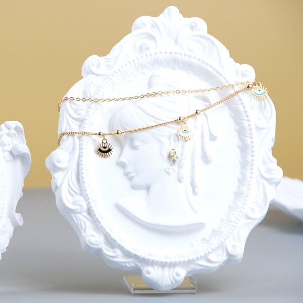 PandaHall Resin Earring Jewelry Cameo Display Stand, with Plastic Holder, White, 14.2x11x1.3cm, Hole: 2mm Resin White
PandaHall Resin Earring Jewelry Cameo Display Stand, with Plastic Holder, White, 14.2x11x1.3cm, Hole: 2mm Resin White