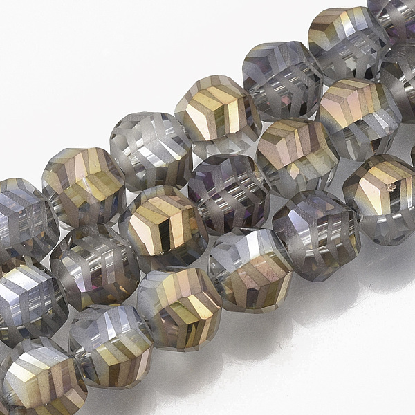 PandaHall Electroplate Glass Beads Strands, Half Plated, Frosted, Faceted, Round, Gold, 9x10x8.5mm, Hole: 1.5mm, about 70pcs/strand, 24.4...
PandaHall Electroplate Glass Beads Strands, Half Plated, Frosted, Faceted, Round, Gold, 9x10x8.5mm, Hole: 1.5mm, about 70pcs/strand, 24.4...