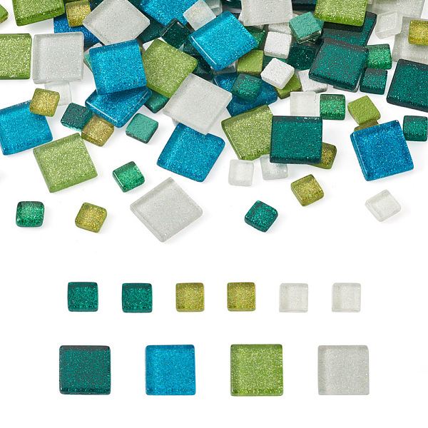 PandaHall Elecrelive 252Pcs 2 Style Glass Cabochons, Mosaic Tiles, for Home Decoration or DIY Crafts, Square, Colorful, 10x10x4mm, 20x20x4mm...
PandaHall Elecrelive 252Pcs 2 Style Glass Cabochons, Mosaic Tiles, for Home Decoration or DIY Crafts, Square, Colorful, 10x10x4mm, 20x20x4mm...