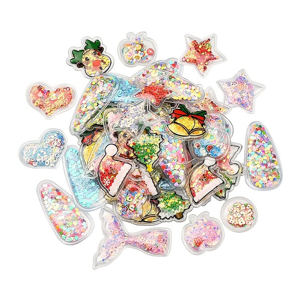 PandaHall PVC Plastic with Resin Cabochons, DIY for Bobby pin Accessories, Mixed Color, 3~54x3~52x2.5~3mm Plastic Mixed Shapes Multicolor
PandaHall PVC Plastic with Resin Cabochons, DIY for Bobby pin Accessories, Mixed Color, 3~54x3~52x2.5~3mm Plastic Mixed Shapes Multicolor