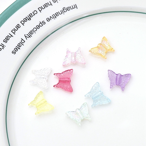 PandaHall Transparent Acrylic Beads, AB Color Plated, Butterfly, Mixed Color, 12x14.9x4mm, Hole: 1.7mm Acrylic Butterfly Multicolor
PandaHall Transparent Acrylic Beads, AB Color Plated, Butterfly, Mixed Color, 12x14.9x4mm, Hole: 1.7mm Acrylic Butterfly Multicolor
