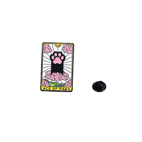 PandaHall Tarot & Cute Cat Enamel Pins, Alloy Brooch, Paw Print, 30x18mm Alloy+Enamel Paw Print
PandaHall Tarot & Cute Cat Enamel Pins, Alloy Brooch, Paw Print, 30x18mm Alloy+Enamel Paw Print