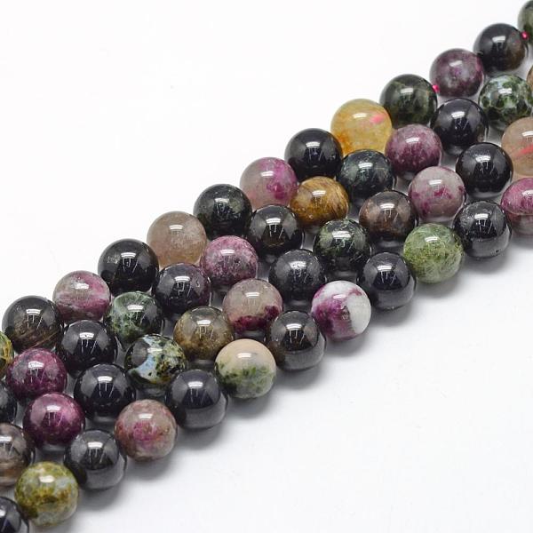 PandaHall Natural Tourmaline Beads Strands, Grade A, Round, 6~7mm, Hole: 1mm, about 60~67pcs/strand, 15.7 inch Tourmaline Round
PandaHall Natural Tourmaline Beads Strands, Grade A, Round, 6~7mm, Hole: 1mm, about 60~67pcs/strand, 15.7 inch Tourmaline Round