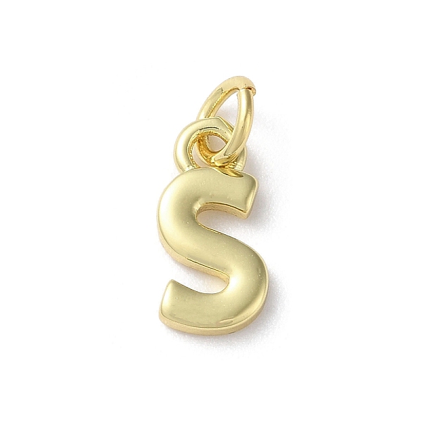 PandaHall Rack Plating Brass Pendants, Cadmium Free & Lead Free, Long-Lasting Plated, Real 18K Gold Plated, Letter S, 12x6x1.5mm, Hole...
PandaHall Rack Plating Brass Pendants, Cadmium Free & Lead Free, Long-Lasting Plated, Real 18K Gold Plated, Letter S, 12x6x1.5mm, Hole...