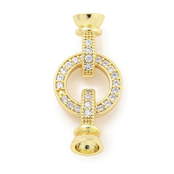 PandaHall Brass Micro Pave CLear Cubic Zirconia Fold Over Clasps, Long-Lasting Plated, Lead Free & Cadmium Free, Real 18K Gold Plated, 30mm...
PandaHall Brass Micro Pave CLear Cubic Zirconia Fold Over Clasps, Long-Lasting Plated, Lead Free & Cadmium Free, Real 18K Gold Plated, 30mm...