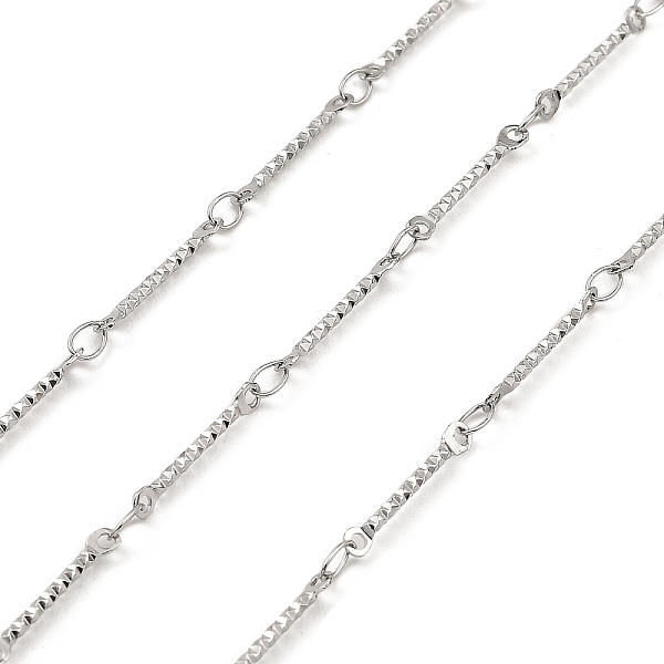 PandaHall 304 Stainless Steel Rectangle Link Chains, Soldered, Textured, with Spool, Stainless Steel Color, 15x1x1mm, Ring: 2mm, about...
PandaHall 304 Stainless Steel Rectangle Link Chains, Soldered, Textured, with Spool, Stainless Steel Color, 15x1x1mm, Ring: 2mm, about...