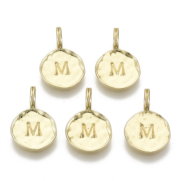 PandaHall Alloy Pendants, Cadmium Free & Nickel Free & Lead Free, Flat Round with Letter, Real 18K Gold Plated, Letter.M, 17x11.5x1.5mm...
PandaHall Alloy Pendants, Cadmium Free & Nickel Free & Lead Free, Flat Round with Letter, Real 18K Gold Plated, Letter.M, 17x11.5x1.5mm...
