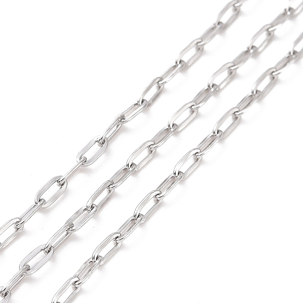 PandaHall 304 Stainless Steel Cable Chains, Unwelded, with Spool, Stainless Steel Color, 4x2x0.5mm, about 32.81 Feet(10m)/Roll 304 Stainless...
PandaHall 304 Stainless Steel Cable Chains, Unwelded, with Spool, Stainless Steel Color, 4x2x0.5mm, about 32.81 Feet(10m)/Roll 304 Stainless...