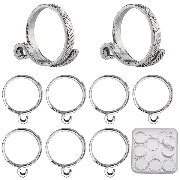 PandaHall SUNNYCLUE 1 Box 10Pcs Crochet Ring Set Crochet Finger Rings Adjustable Knitting Crochet Loop Ring Silver Crochet Tension Ring Yarn...
PandaHall SUNNYCLUE 1 Box 10Pcs Crochet Ring Set Crochet Finger Rings Adjustable Knitting Crochet Loop Ring Silver Crochet Tension Ring Yarn...