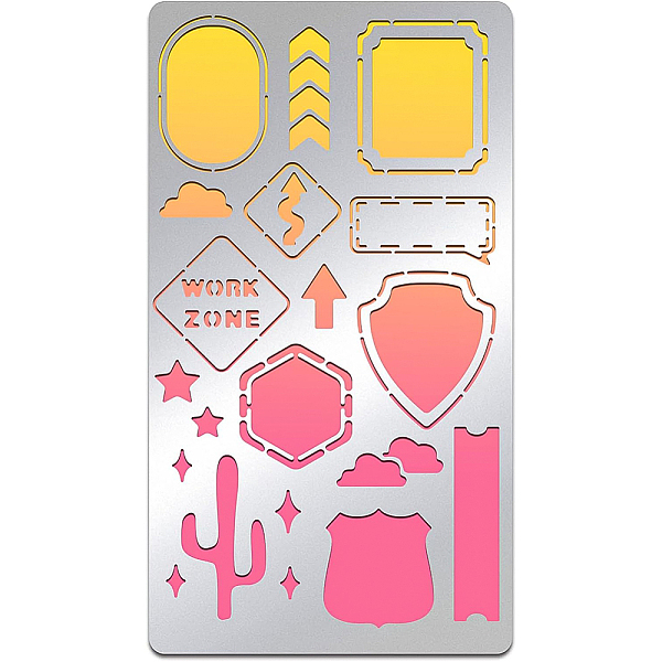 PandaHall Stainless Steel Cutting Dies Stencils, for DIY Scrapbooking/Photo Album, Decorative Embossing DIY Paper Card, Matte Stainless...
PandaHall Stainless Steel Cutting Dies Stencils, for DIY Scrapbooking/Photo Album, Decorative Embossing DIY Paper Card, Matte Stainless...