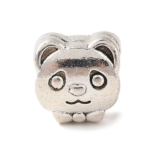 PandaHall Tibetan Style Alloy European Beads, Large Hole Beads, Lead Free & Cadmium Free, Bear, Antique Silver, 10x9.5x7mm, Hole: 5x4.5mm...
PandaHall Tibetan Style Alloy European Beads, Large Hole Beads, Lead Free & Cadmium Free, Bear, Antique Silver, 10x9.5x7mm, Hole: 5x4.5mm...