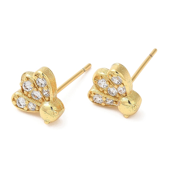 PandaHall Rack Plating Brass Badminton Stud Earrings with Cubic Zirconia, Lead Free & Cadmium Free, Real 18K Gold Plated, 9x9mm Rhinestone...
PandaHall Rack Plating Brass Badminton Stud Earrings with Cubic Zirconia, Lead Free & Cadmium Free, Real 18K Gold Plated, 9x9mm Rhinestone...