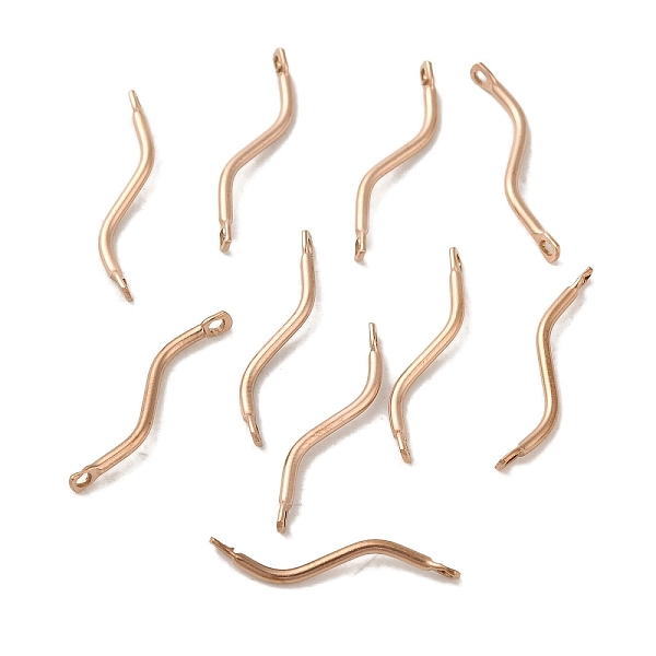 PandaHall Ion Plating(IP) 304 Stainless Steel Links Connector Charms, Twisted Bar, Rose Gold, 20x2.5x3.5mm, Hole: 1.2mm 304 Stainless Steel...
PandaHall Ion Plating(IP) 304 Stainless Steel Links Connector Charms, Twisted Bar, Rose Gold, 20x2.5x3.5mm, Hole: 1.2mm 304 Stainless Steel...