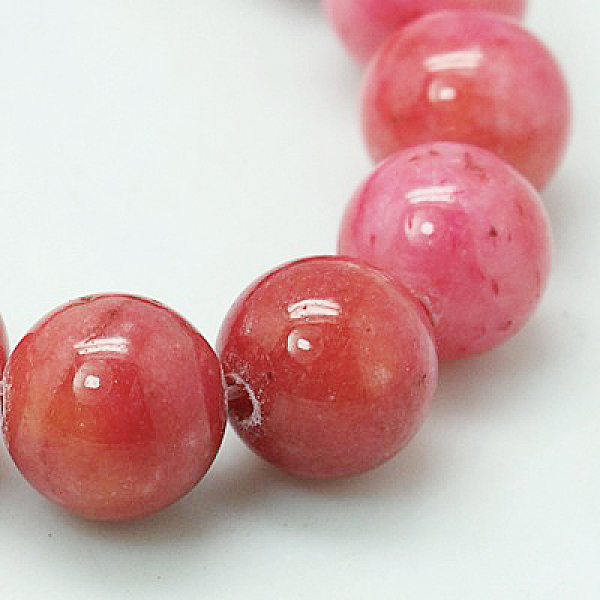 PandaHall Jade Beads Strands, Natural White Jade, Dyed, Round, Deep Pink, 8mm, Hole: 1mm, about 51pcs/strand, 15.7 inch White Jade Round...
PandaHall Jade Beads Strands, Natural White Jade, Dyed, Round, Deep Pink, 8mm, Hole: 1mm, about 51pcs/strand, 15.7 inch White Jade Round...