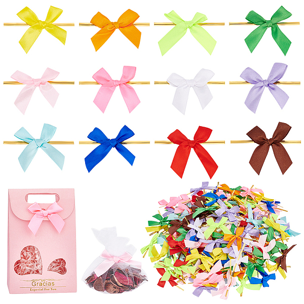 PandaHall 192Pcs 12 Colors Polyester Packaging Ribbon Bows, Gift Pull Bows, with Iron Wire Twist Ties, for DIY Gift Wrap Decoration..., Multicolor
PandaHall 192Pcs 12 Colors Polyester Packaging Ribbon Bows, Gift Pull Bows, with Iron Wire Twist Ties, for DIY Gift Wrap Decoration..., Multicolor