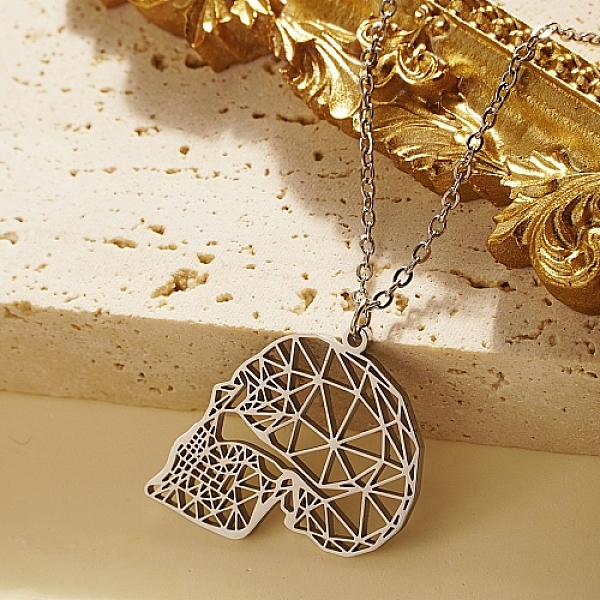 PandaHall Stainless Steel Color Stainless Steel Pendant Necklace, Origami Animal, Skull, 17.72 inch(45cm), Pendant: 24x25mm Stainless Steel...
PandaHall Stainless Steel Color Stainless Steel Pendant Necklace, Origami Animal, Skull, 17.72 inch(45cm), Pendant: 24x25mm Stainless Steel...