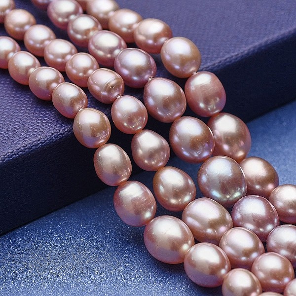 PandaHall Natural Cultured Freshwater Pearl Graduated Beads Strands, Grade AAA, Potato, Dark Salmon, 5~11.5x4~9mm, Hole: 0.5mm, about...
PandaHall Natural Cultured Freshwater Pearl Graduated Beads Strands, Grade AAA, Potato, Dark Salmon, 5~11.5x4~9mm, Hole: 0.5mm, about...