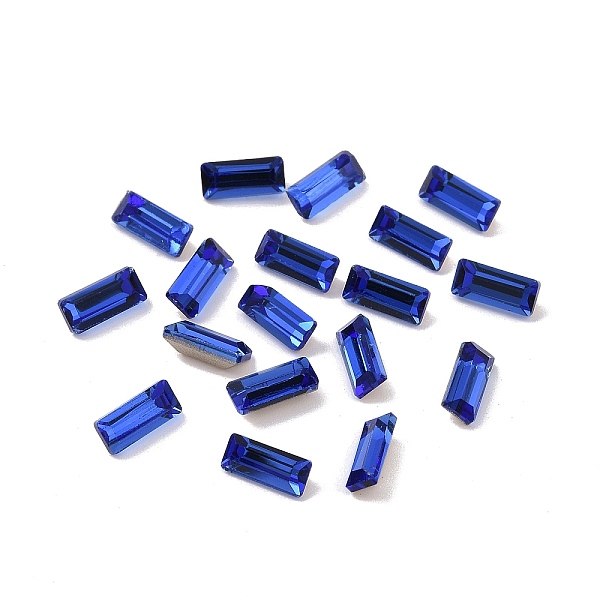 PandaHall Glass Rhinestone Cabochons, Pointed Back & Silver Back Plated, Rectangle, Capri Blue, 7x3x2mm Glass Rhinestone Rectangle Cyan
PandaHall Glass Rhinestone Cabochons, Pointed Back & Silver Back Plated, Rectangle, Capri Blue, 7x3x2mm Glass Rhinestone Rectangle Cyan