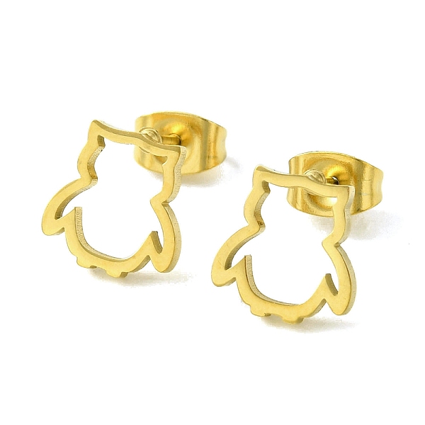 PandaHall Cute Little Animal Theme 304 Stainless Steel Stud Earrings, Owl, 10x10mm 304 Stainless Steel Owl
PandaHall Cute Little Animal Theme 304 Stainless Steel Stud Earrings, Owl, 10x10mm 304 Stainless Steel Owl