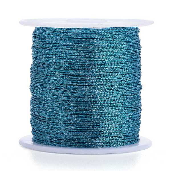 PandaHall Polyester Braided Metallic Thread, for DIY Braided Bracelets Making and Embroidery, Dark Turquoise, 0.4mm, 6-Ply, about 54.68...
PandaHall Polyester Braided Metallic Thread, for DIY Braided Bracelets Making and Embroidery, Dark Turquoise, 0.4mm, 6-Ply, about 54.68...