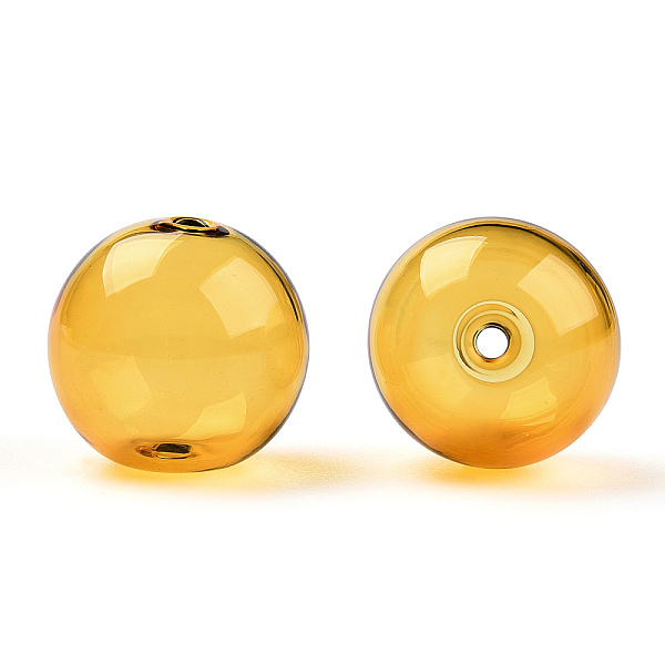 PandaHall Transparent Blow High Borosilicate Glass Globe Beads, Round, for DIY Wish Bottle Pendant Glass Beads, Goldenrod, 18x17mm, Hole..., Gold
PandaHall Transparent Blow High Borosilicate Glass Globe Beads, Round, for DIY Wish Bottle Pendant Glass Beads, Goldenrod, 18x17mm, Hole..., Gold